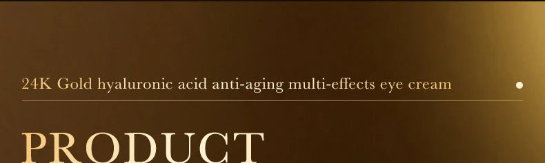 24K Gold Brightening Eye Cream | Luxurious Treatment