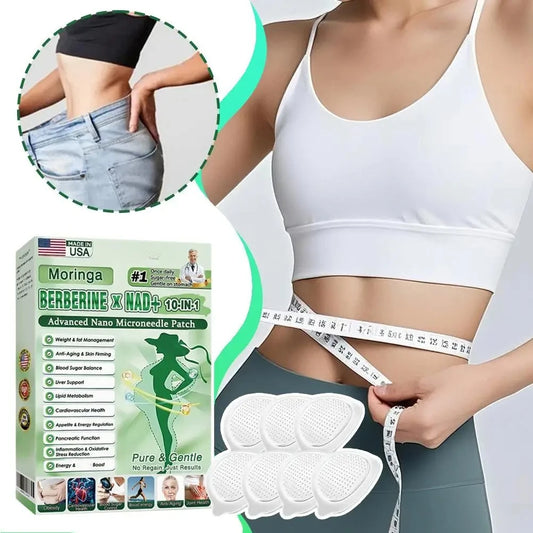 7PC 2026 Newest Nano Microneedle Firming Sticker - Berberine NAD+ Skin Firming Figure Line Shaping For Women & Men Daily Body Care