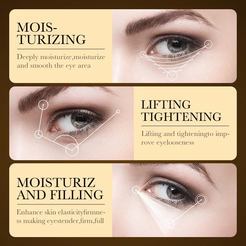 24K Gold Brightening Eye Cream | Luxurious Treatment