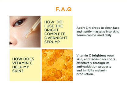 Vitamin C Brightening Face Serum | Rebuild The Skin