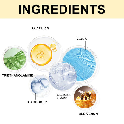 Bee Venom Anti-Aging Serum – Panthenol Firming & Wrinkle Reducing Hydrating Essence (15ml)