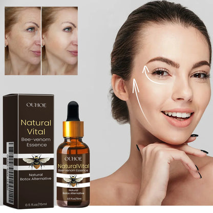 Bee Venom Anti-Aging Serum – Panthenol Firming & Wrinkle Reducing Hydrating Essence (15ml)