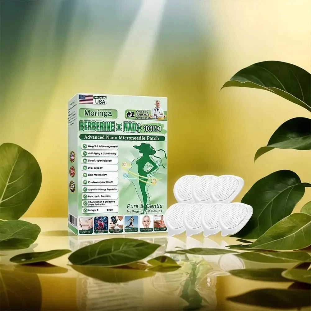 7PC 2026 Newest Nano Microneedle Firming Sticker - Berberine NAD+ Skin Firming Figure Line Shaping For Women & Men Daily Body Care